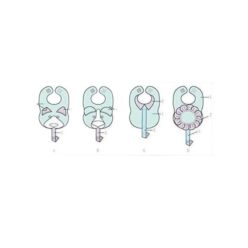 Kwik Sew Sewing Pattern‎ 4148 Bibs Baby Toddler Child